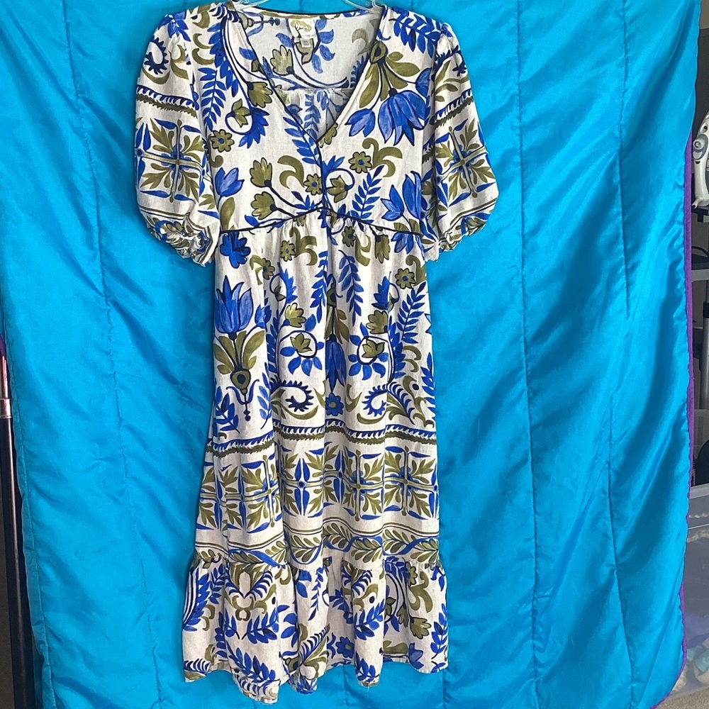 Fig and flower dress